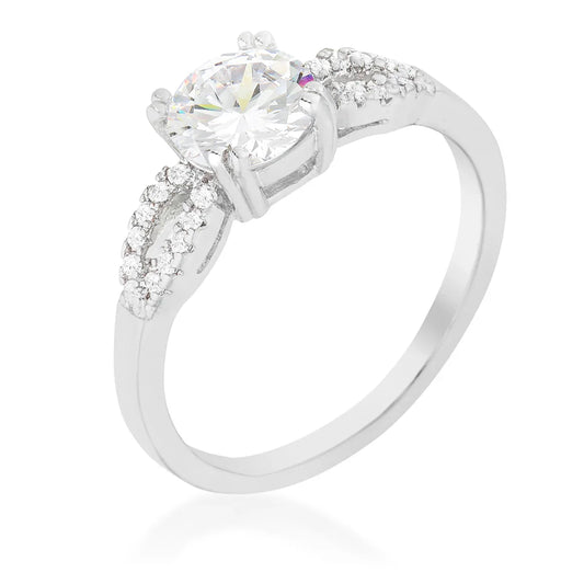 Gentle Canal Engagement Ring