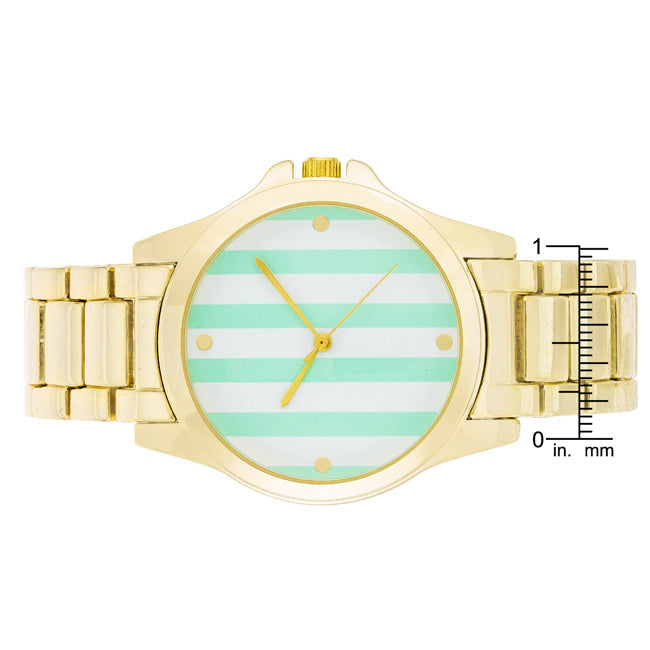 Golden Pattern Watch