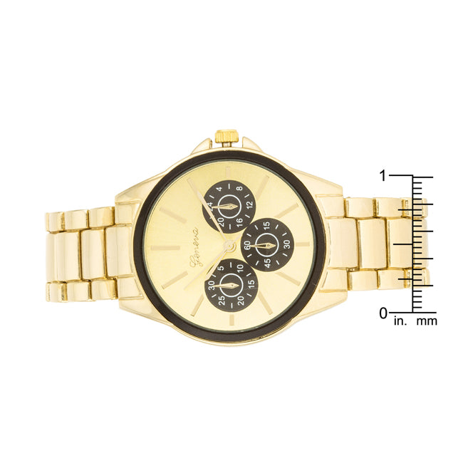 Modern Chromatic Gold Watch