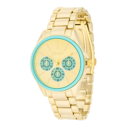 Modern Chromatic Gold Watch