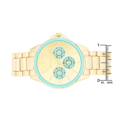 Modern Chromatic Gold Watch