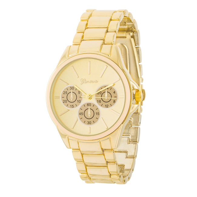 Modern Chromatic Gold Watch