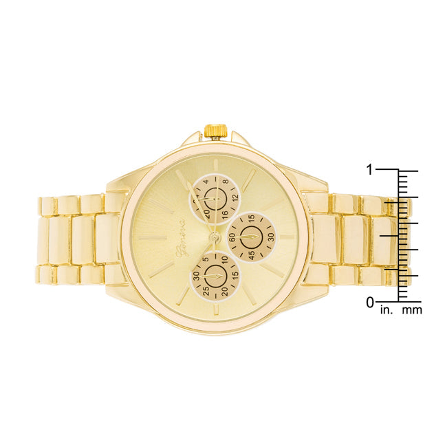 Modern Chromatic Gold Watch