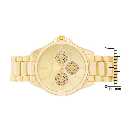 Modern Chromatic Gold Watch