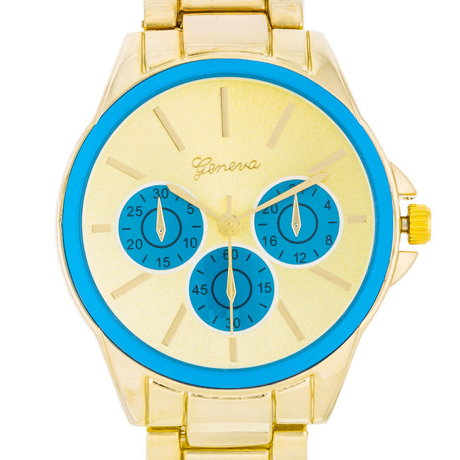 Modern Chromatic Gold Watch