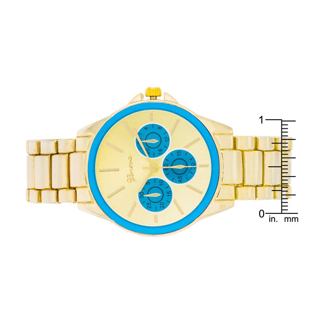 Modern Chromatic Gold Watch