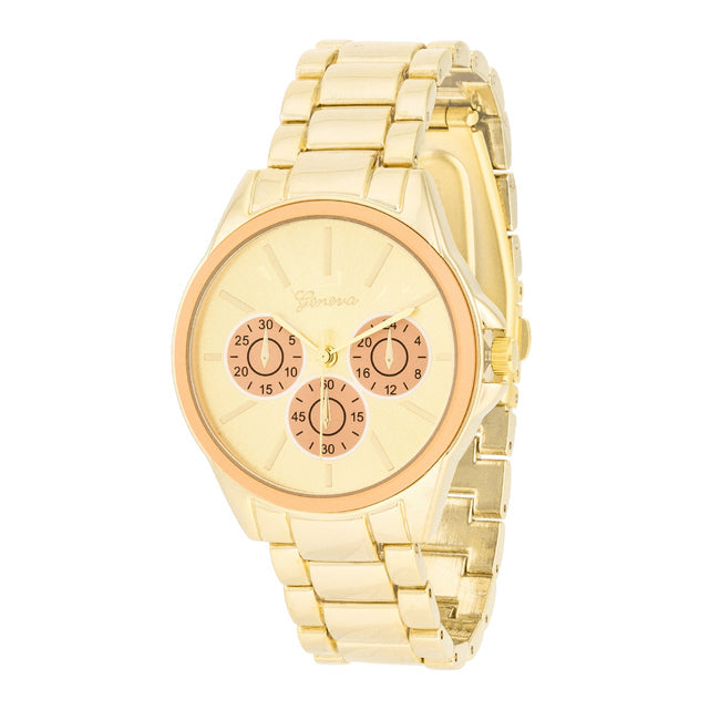 Modern Chromatic Gold Watch