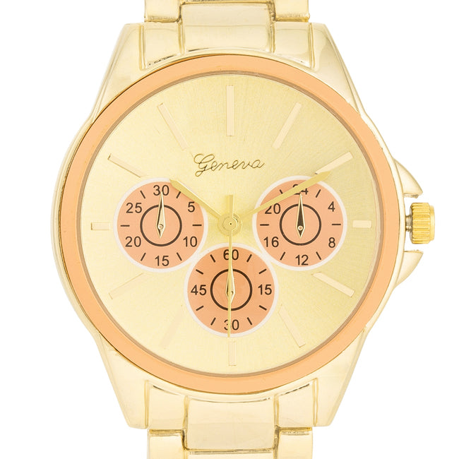 Modern Chromatic Gold Watch