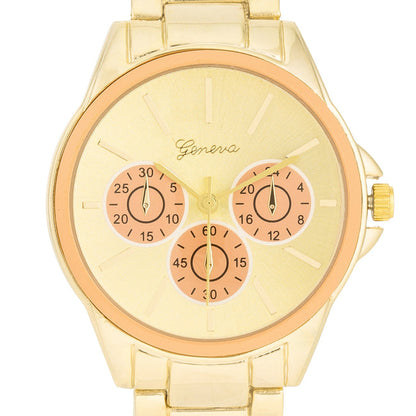 Modern Chromatic Gold Watch