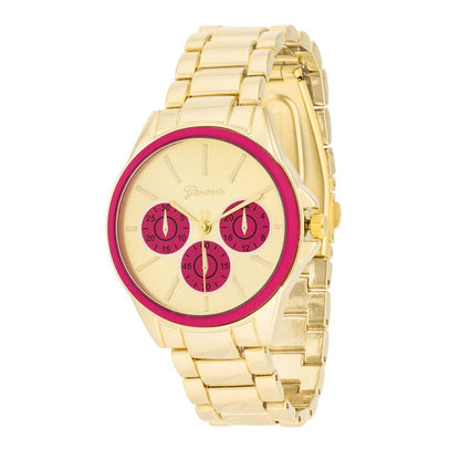 Modern Chromatic Gold Watch