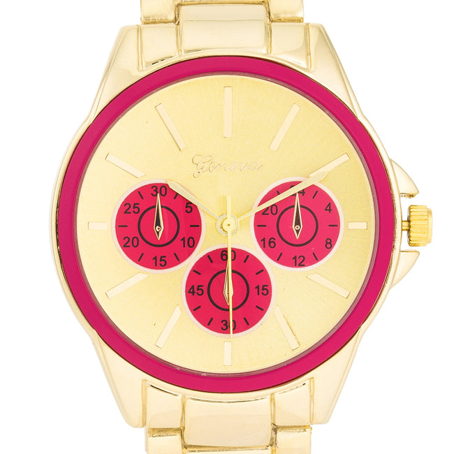 Modern Chromatic Gold Watch