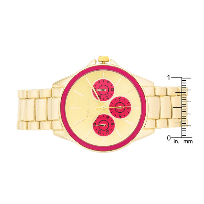 Modern Chromatic Gold Watch