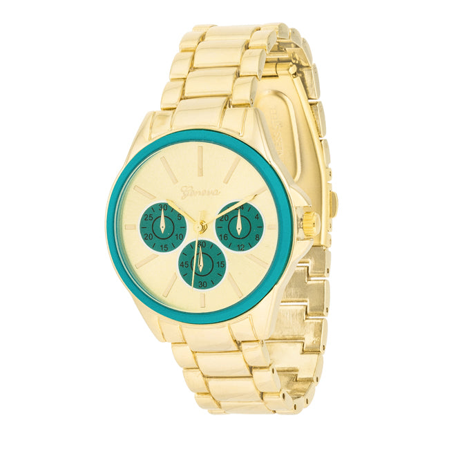 Modern Chromatic Gold Watch