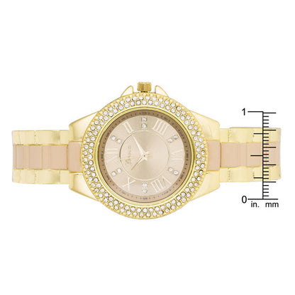 Crystal Cuff Watch