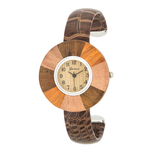 Woodwork Cuff Watch