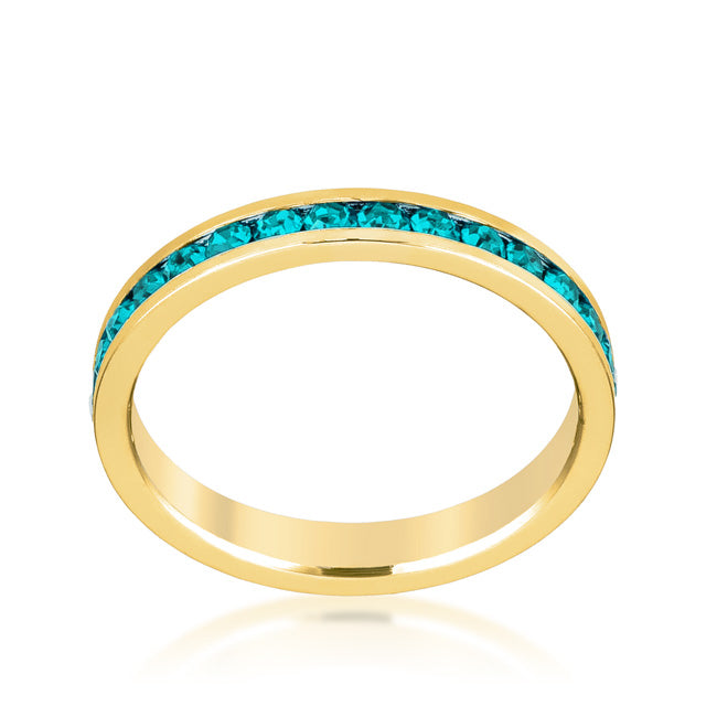 Golden Chromatic Stackable Band